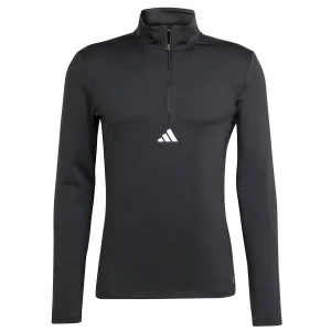 adidas Workout 1/4 Zip Top - Mens - Black/White