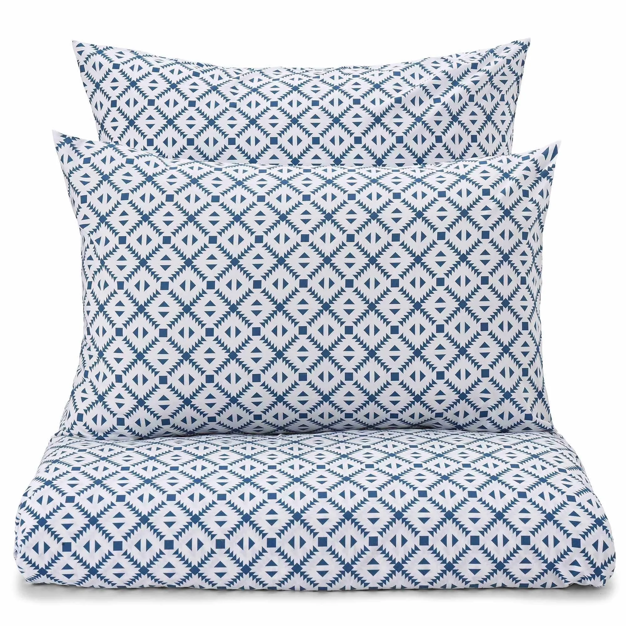 Arouca Pillowcase [White/Denim blue]