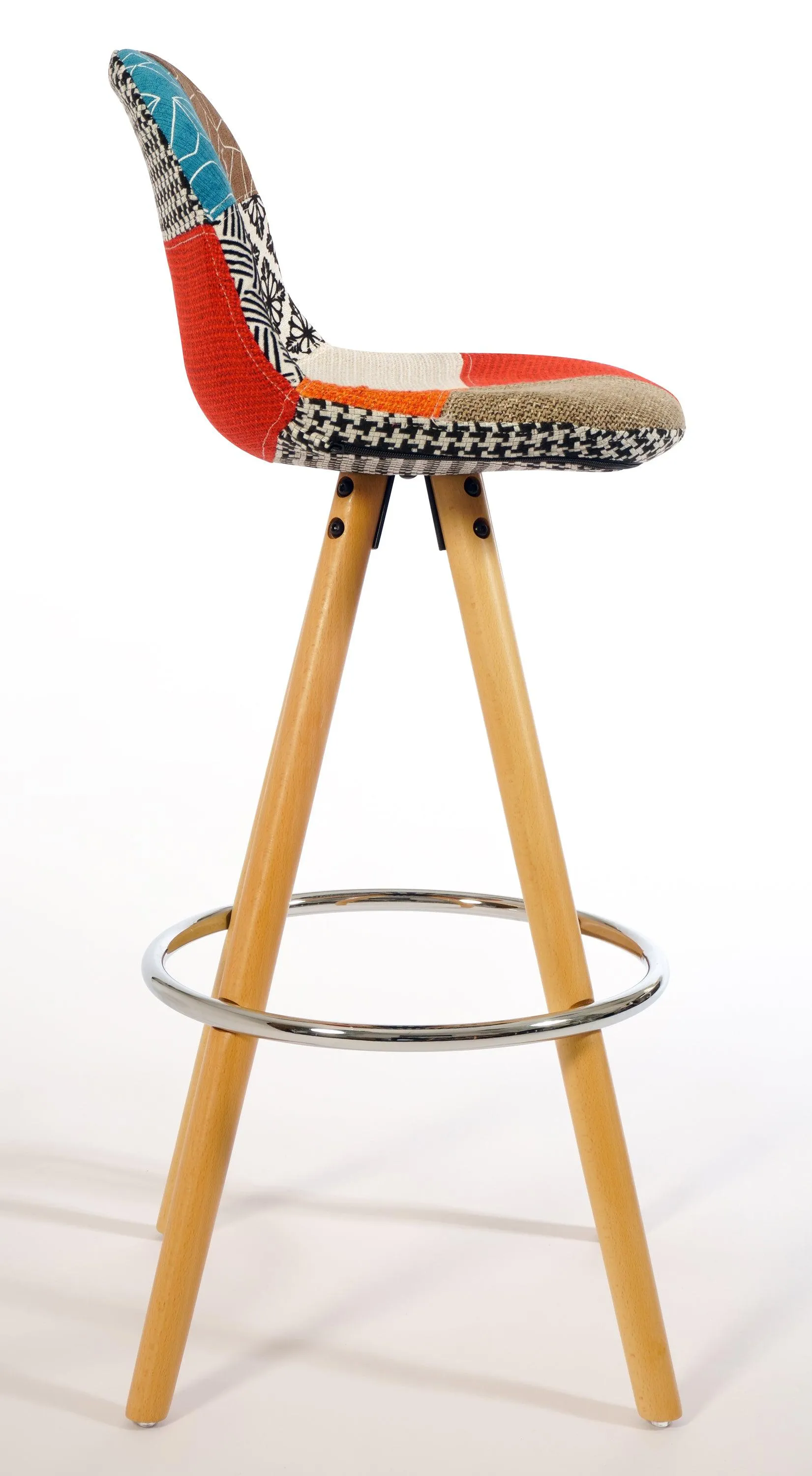 Barcelona Bar Stools - Multicoloured Patchwork