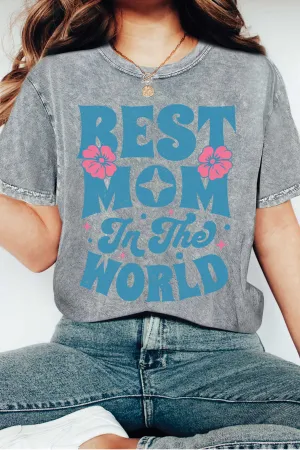 BEST MOM IN THE WORLD MINERAL GRAPHIC TSHIRTS