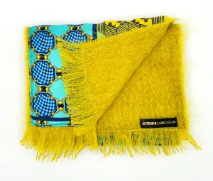 Forme Jaune-Bleu Long Mohair