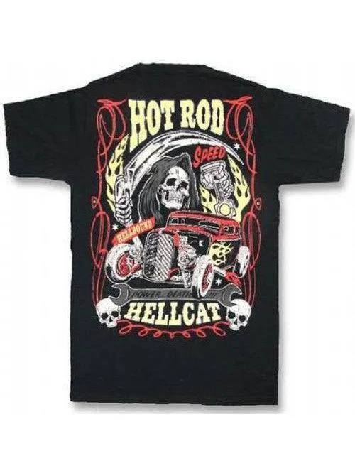 HOTROD HELLCAT Mens Tshirt Hell Bound