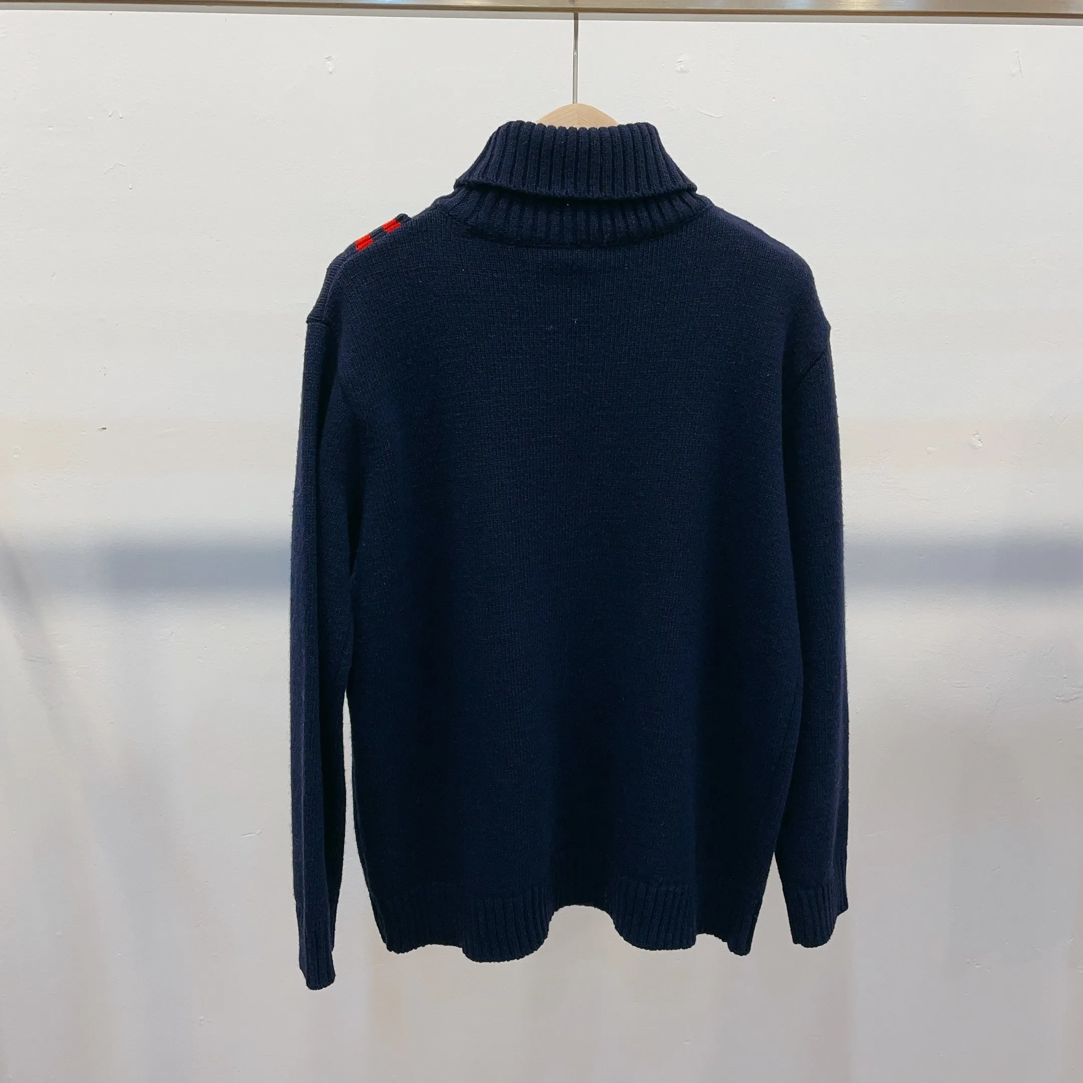 Knit high neck jumpers-sweaters