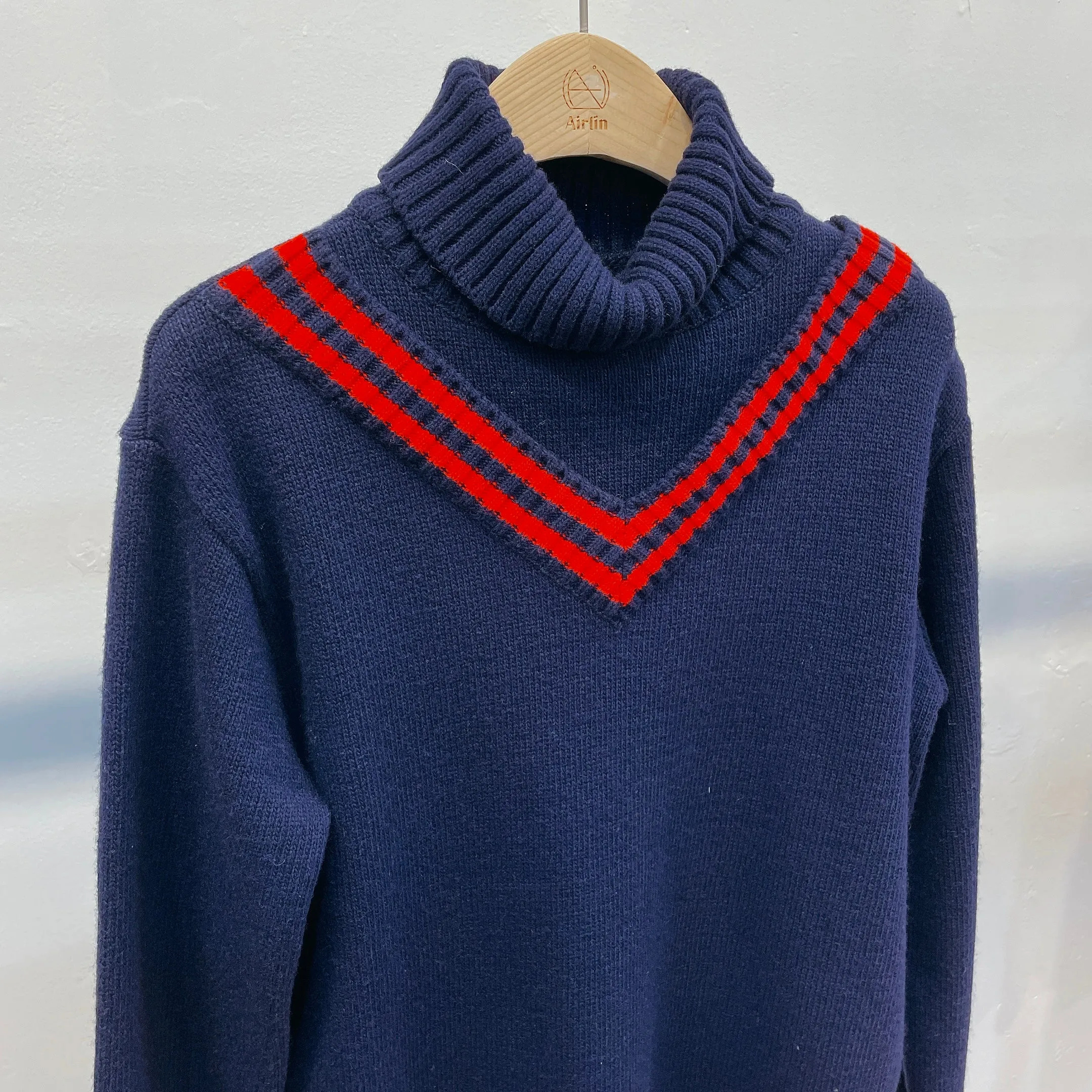 Knit high neck jumpers-sweaters