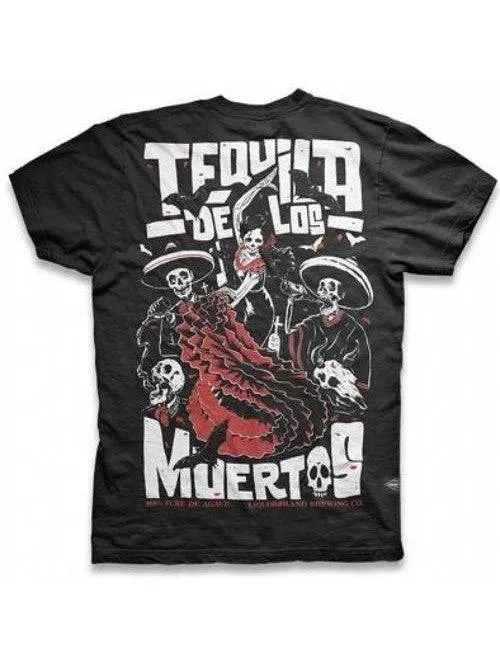 Liquorbrand mens tshirt tequila de los muertos