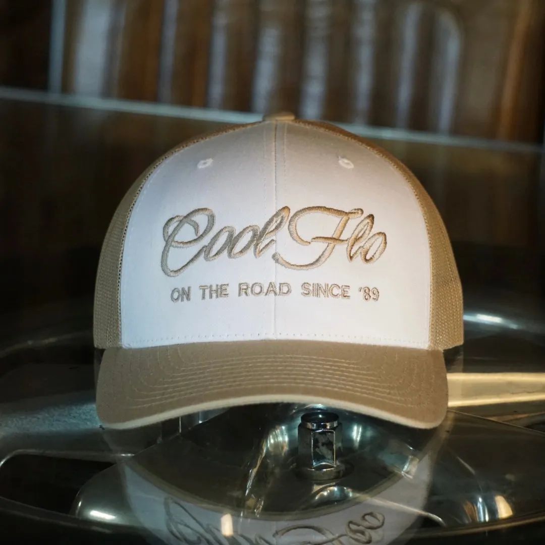 On the Road Khaki Contrast Trucker Cap