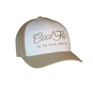 On the Road Khaki Contrast Trucker Cap