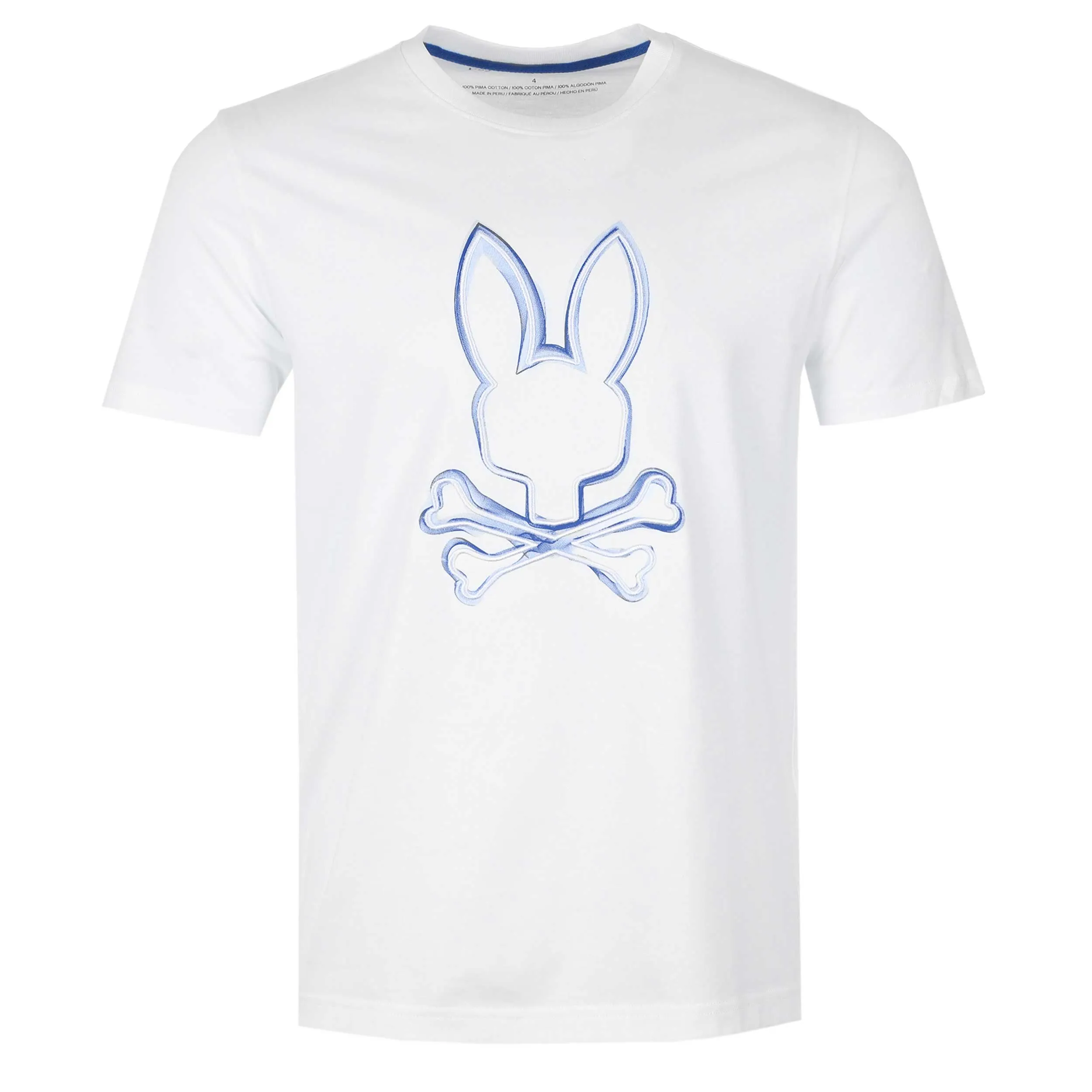 Psycho Bunny Vincent Graphic T-Shirt in White