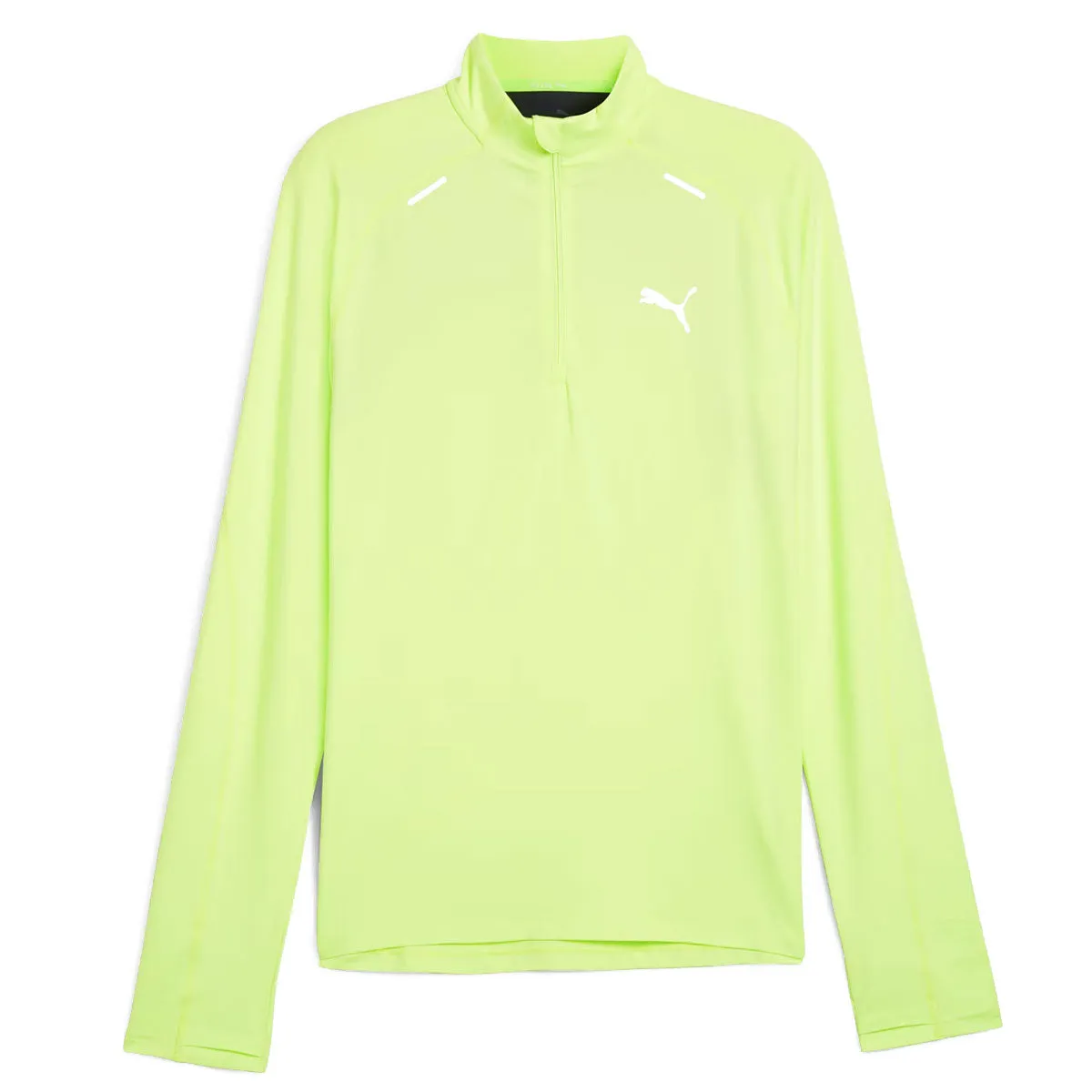 Puma Run Cloudspun 1/4 Zip Top - Mens - Fizzy Apple