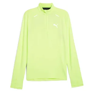 Puma Run Cloudspun 1/4 Zip Top - Mens - Fizzy Apple