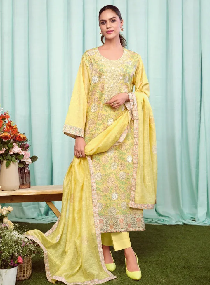 Sahiba Pure Cotton Unstitched Salwar Suit Dress Material for Women