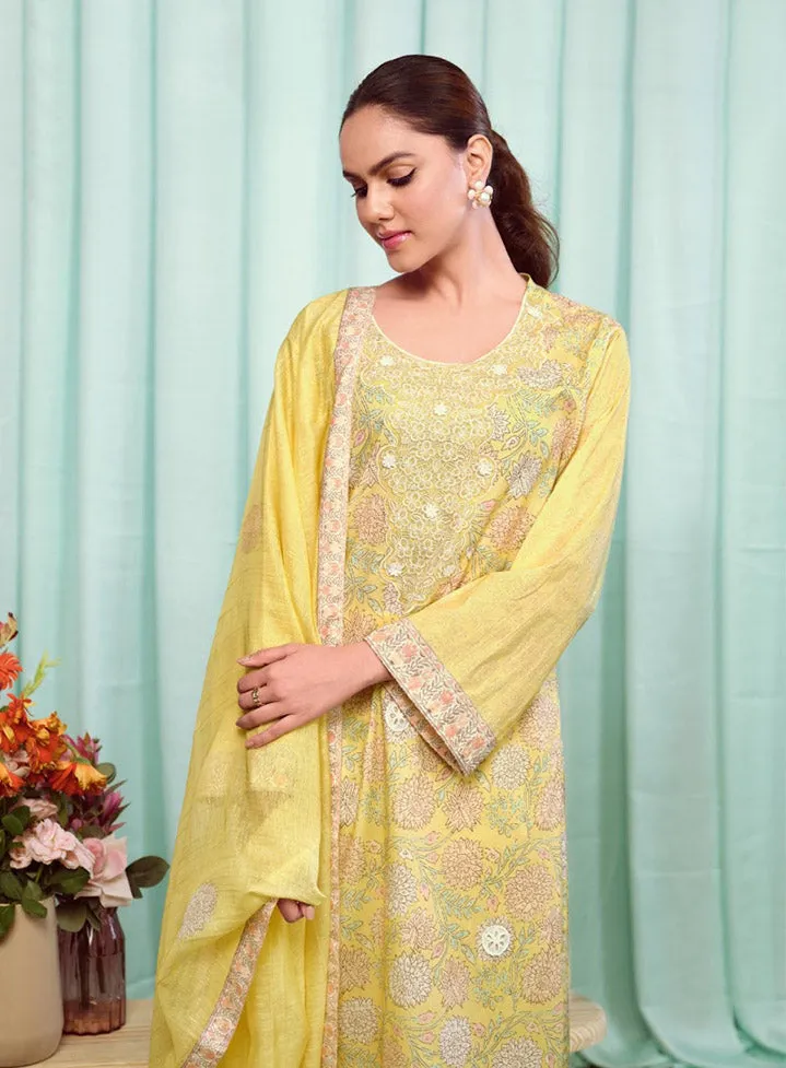 Sahiba Pure Cotton Unstitched Salwar Suit Dress Material for Women