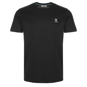 Sandbanks Badge Logo T Shirt in Black