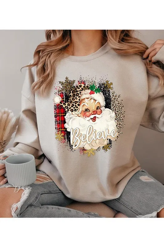 Santa Clause Graphic Sweatshirt