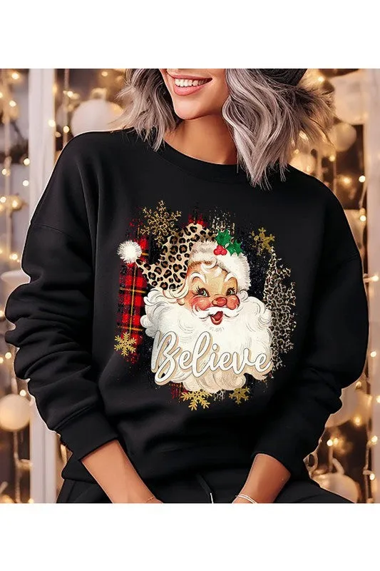 Santa Clause Graphic Sweatshirt