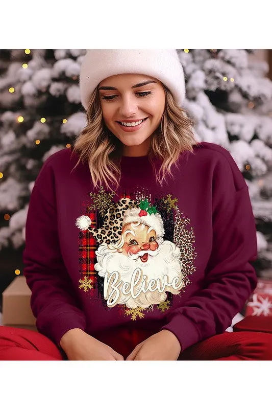 Santa Clause Graphic Sweatshirt