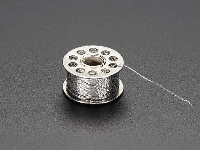 Stainless Thin Conductive Thread - 2 ply - 23 meter/76 ft