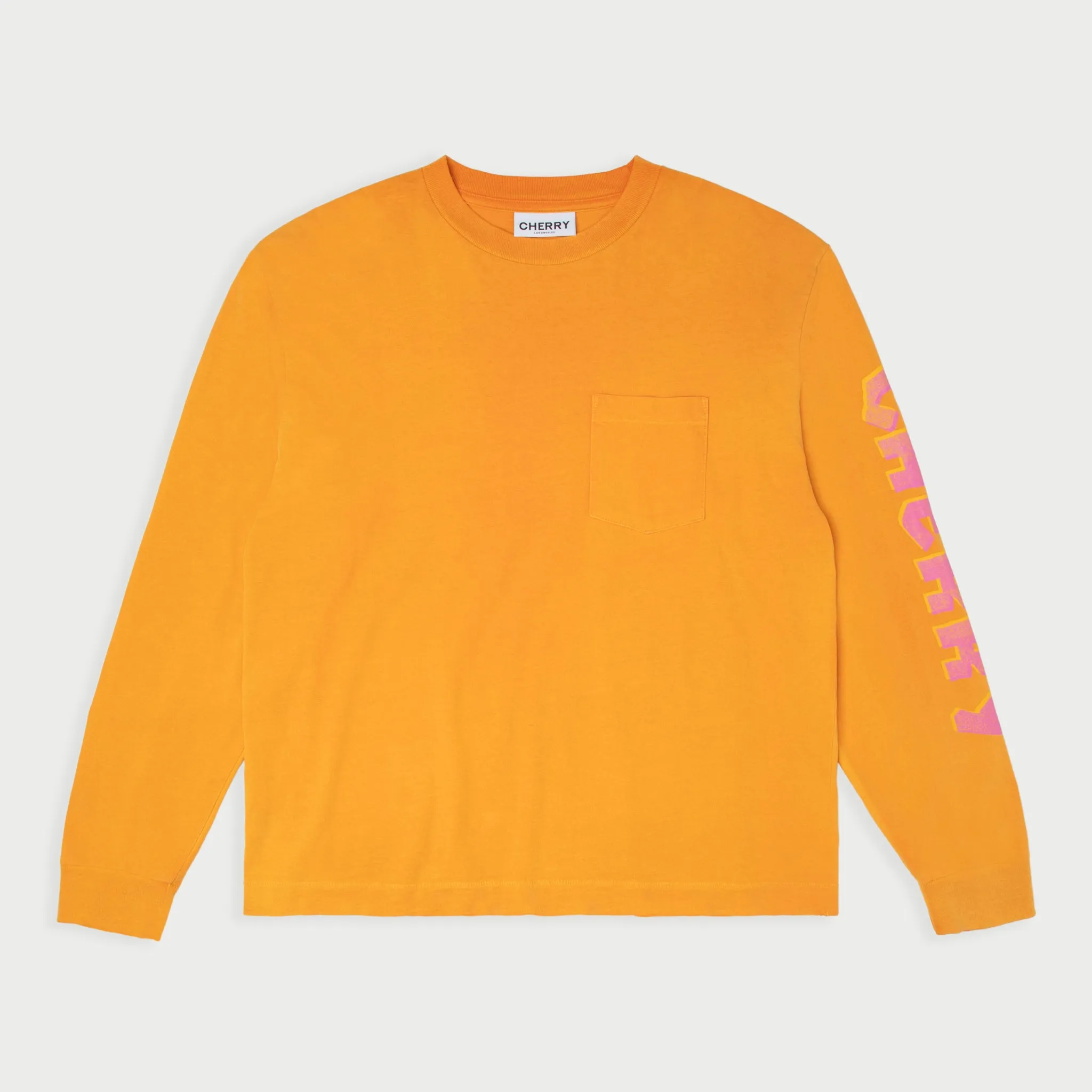 Sunset Pocket Tee L/S (Tangerine)