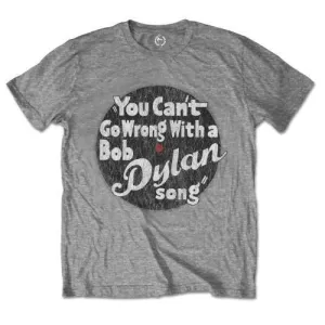 T-Shirt - Bob Dylan - You Can't Go Wrong - Grey