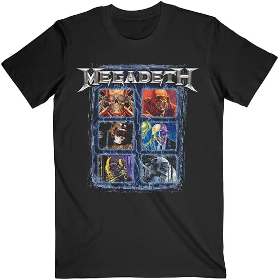 T-Shirt - Megadeth - Vic Head Grid