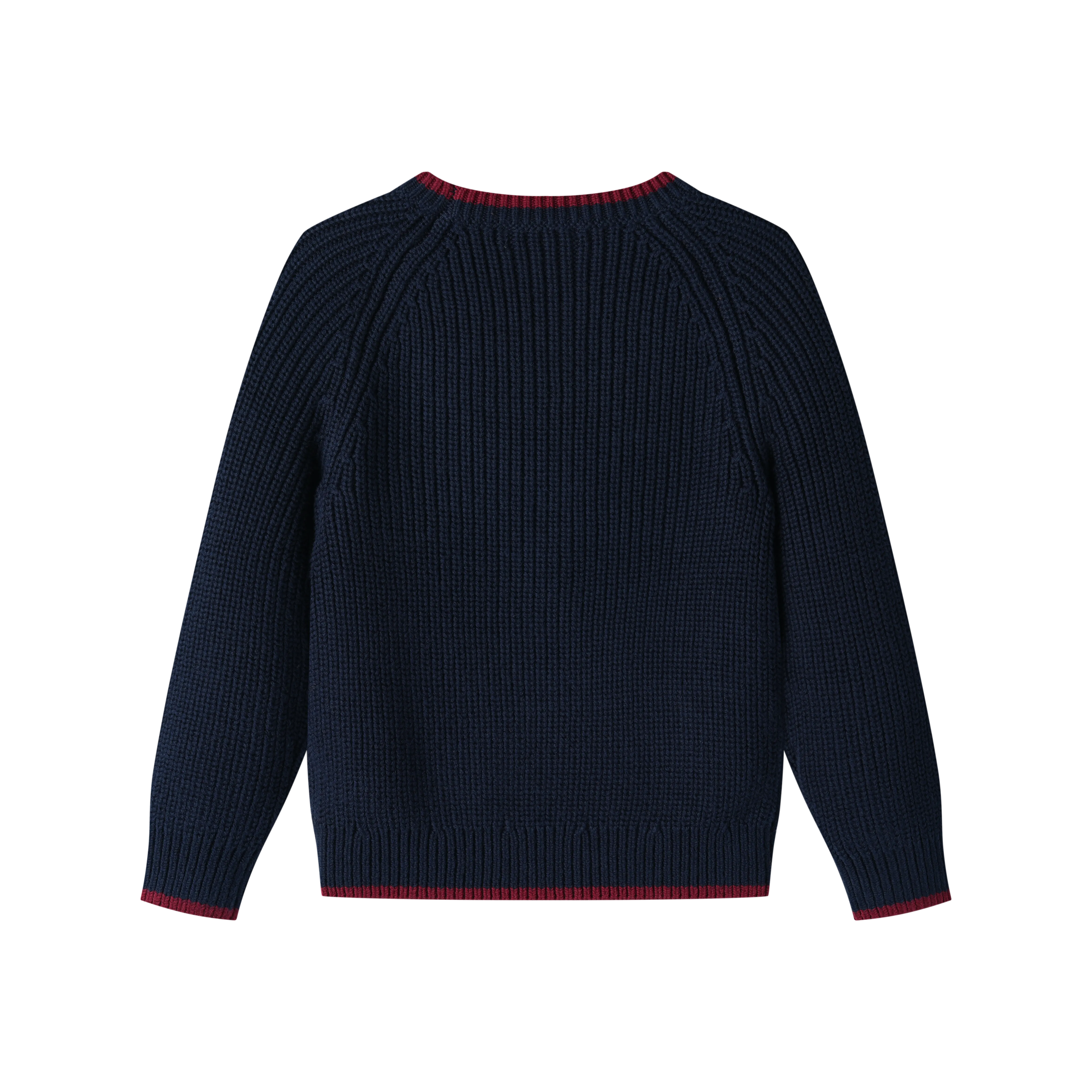 THINLY EDGED SWEATER-NAVY