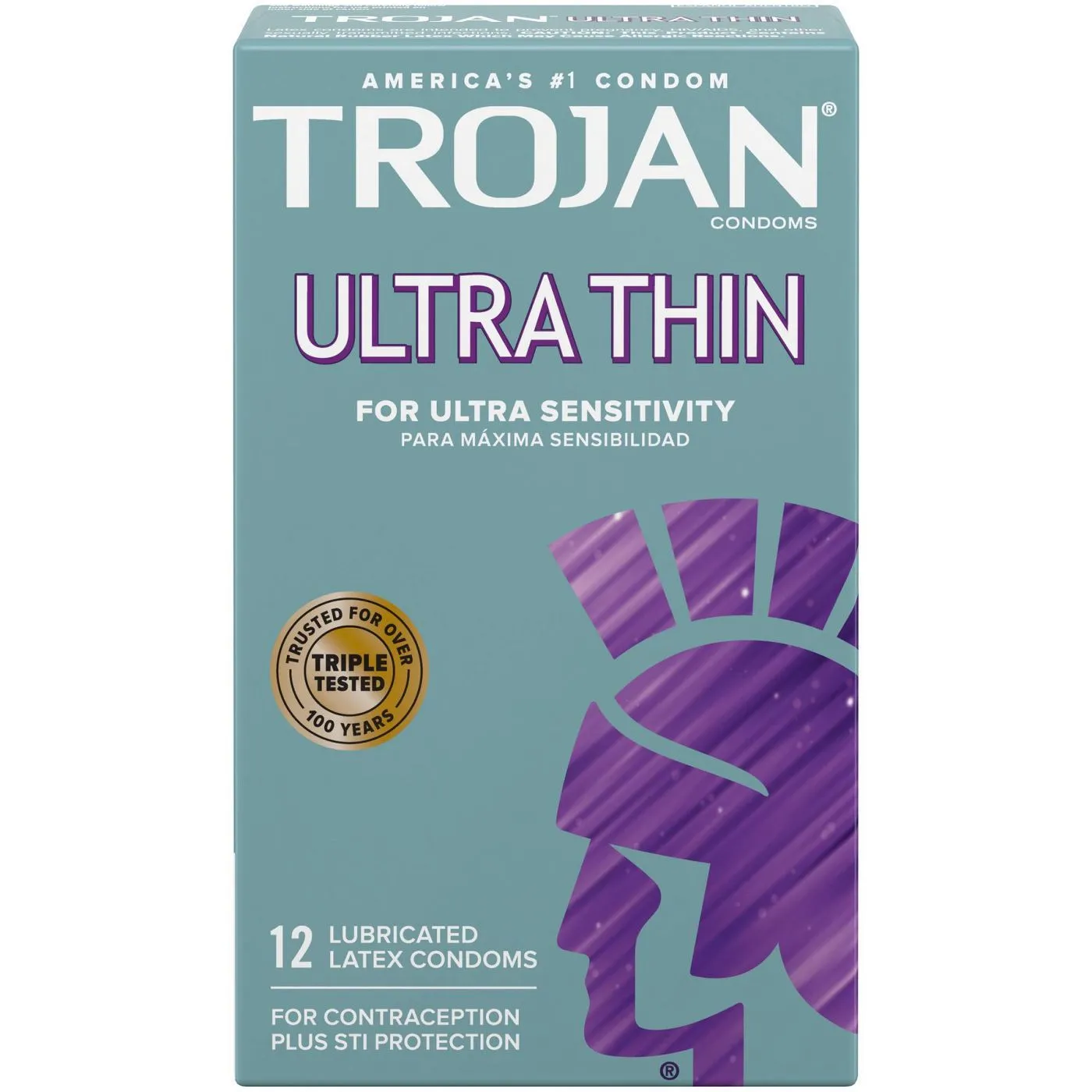 Trojan Ultra Thin Condoms - 12 Pack