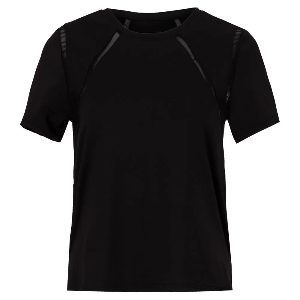 Women's Mixed Up High-Low Short Sleeve Tennis Top