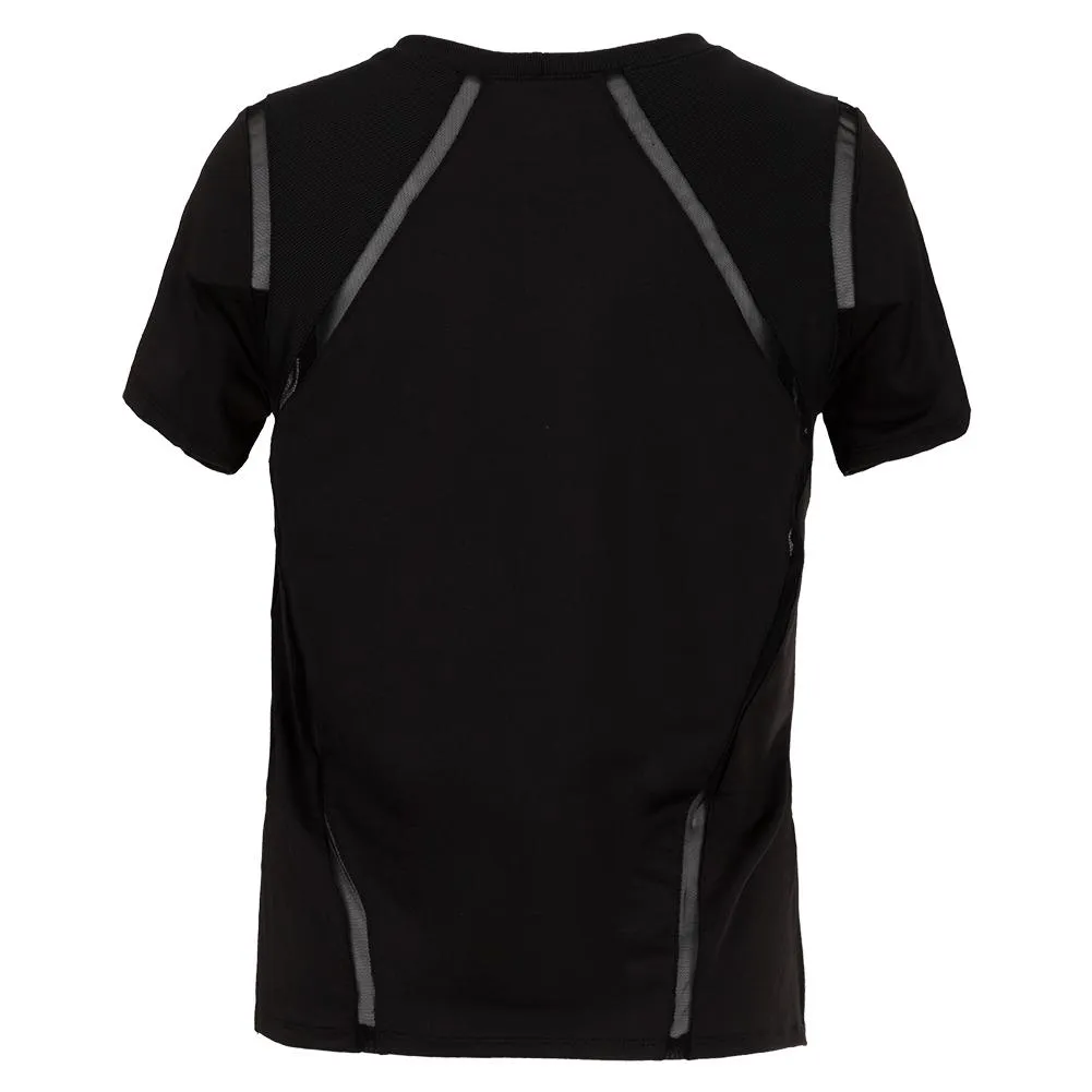 Women's Mixed Up High-Low Short Sleeve Tennis Top