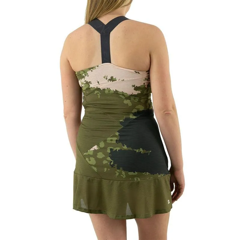 Women`s Pure Wild Dress Olive and Dark Grey